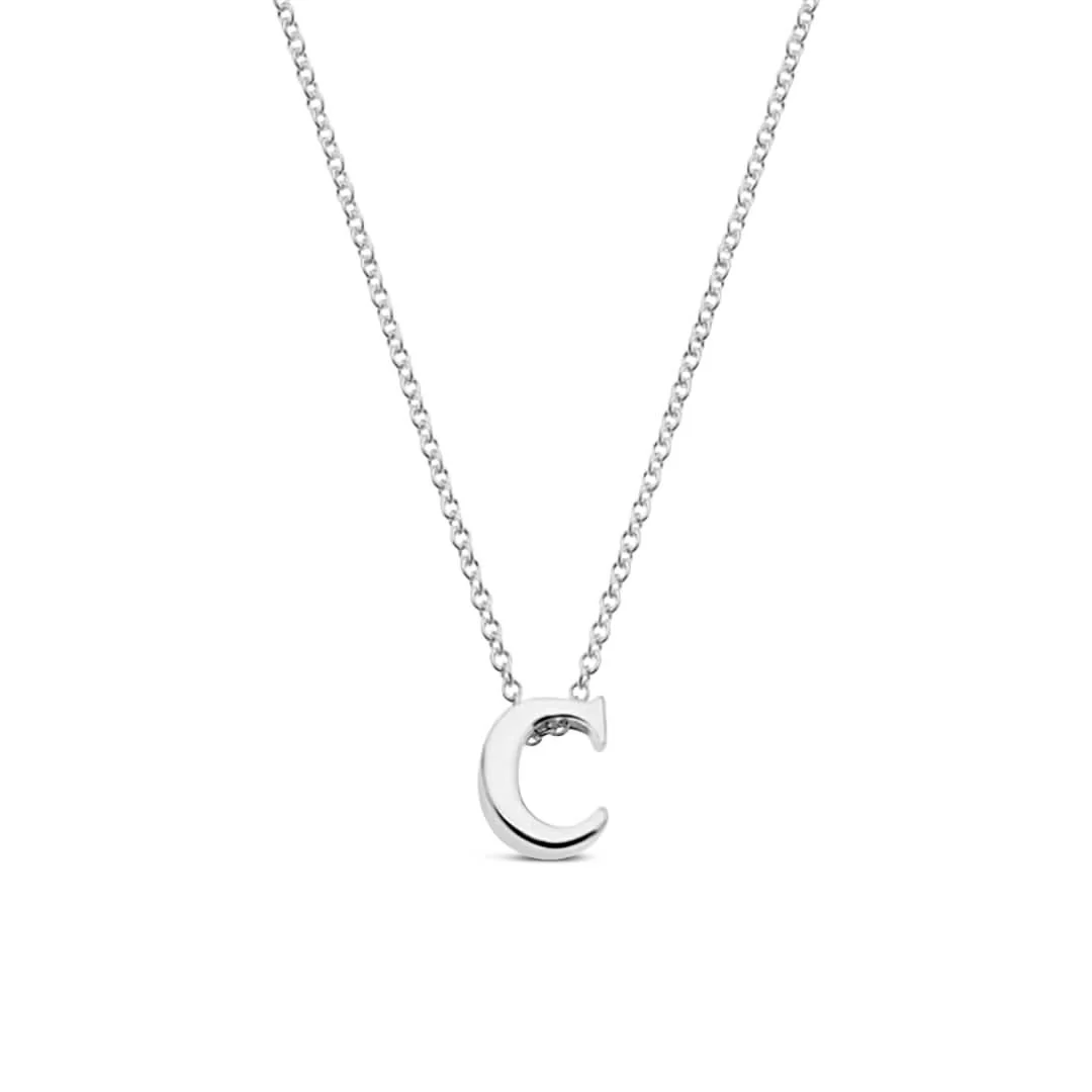 Silver Initial Necklace - A to Z - Image 13