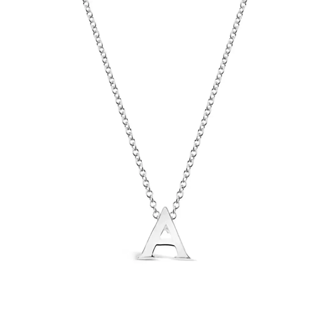 Silver Initial Necklace - A to Z - Image 14