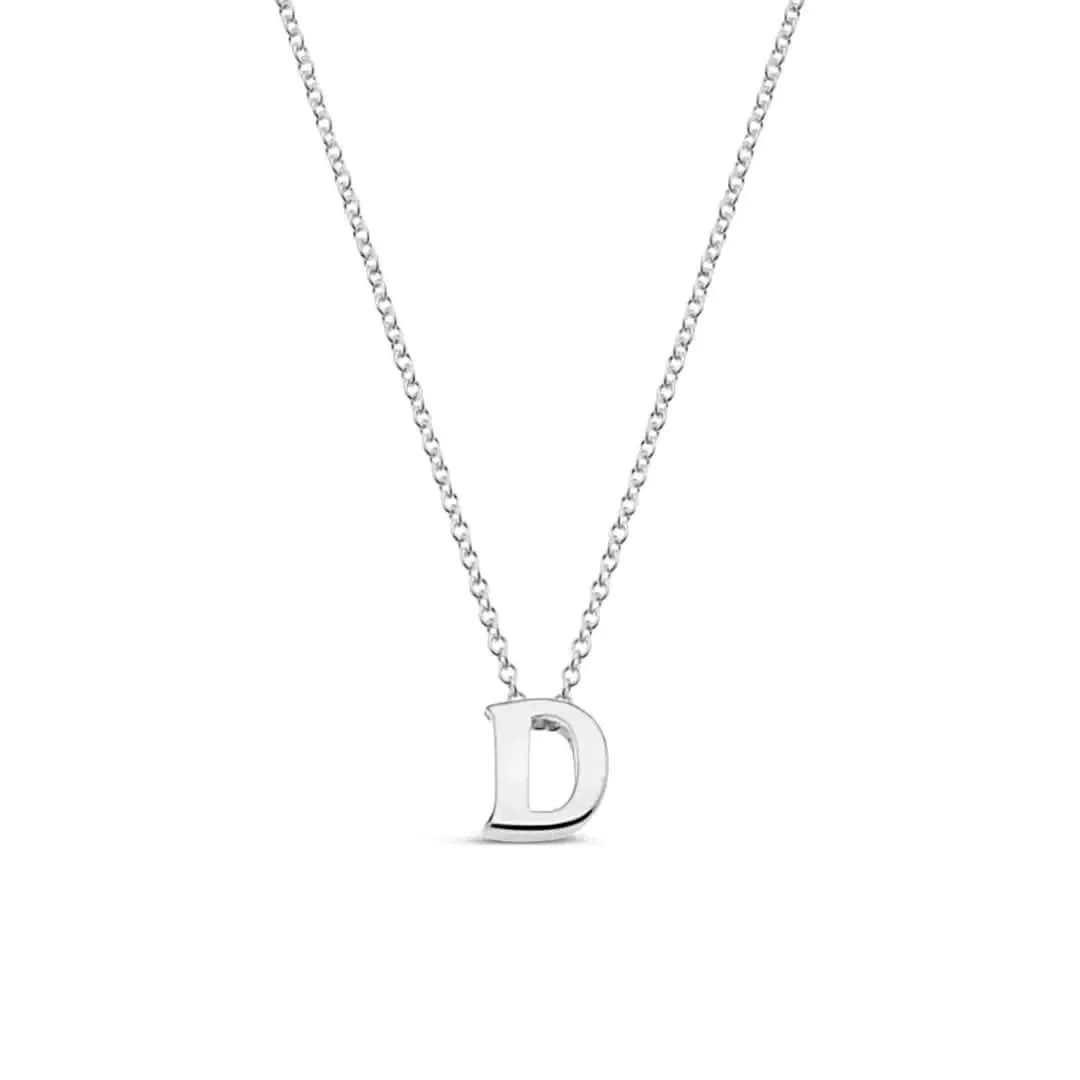 Silver Initial Necklace - A to Z - Image 17