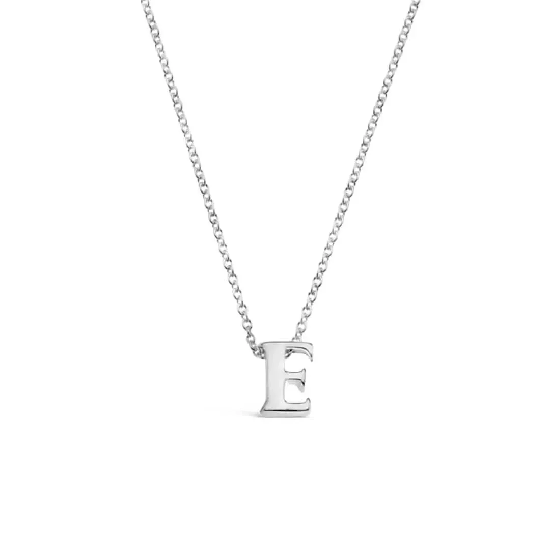 Silver Initial Necklace - A to Z - Image 18