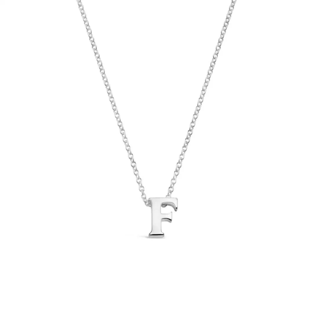 Silver Initial Necklace - A to Z - Image 19