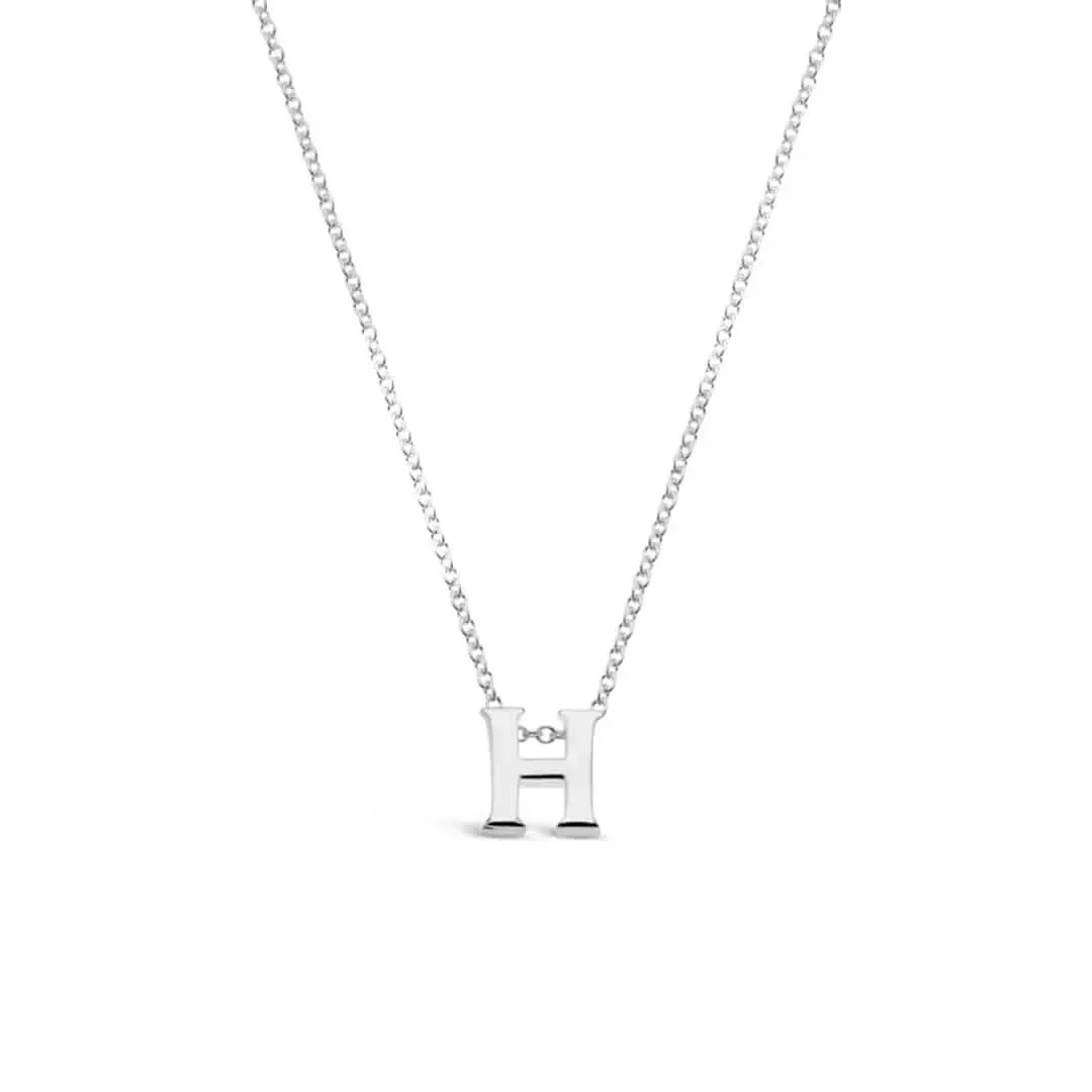 Silver Initial Necklace - A to Z - Image 21