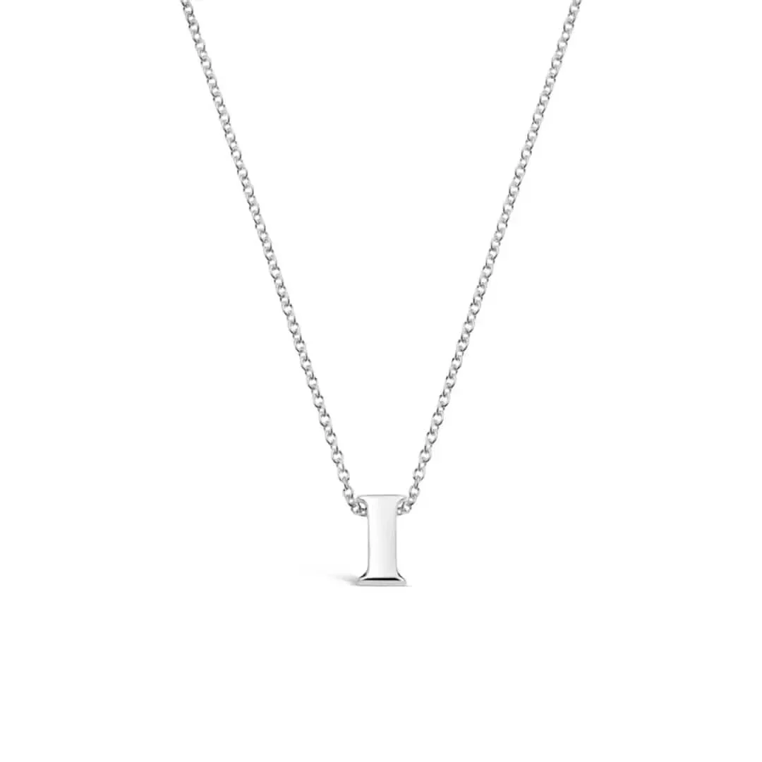 Silver Initial Necklace - A to Z - Image 22