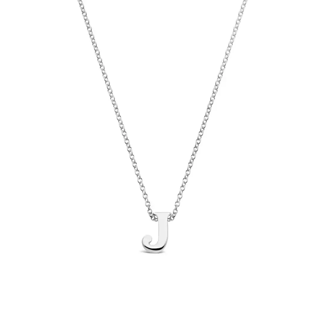 Silver Initial Necklace - A to Z - Image 23