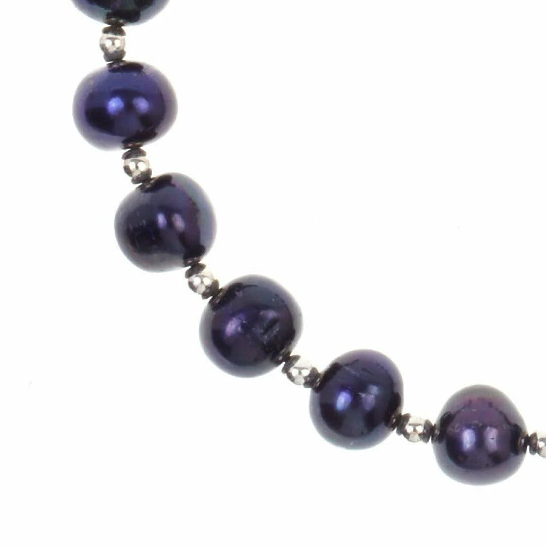 Sterling Pearl Bracelet | Midnight - Image 3
