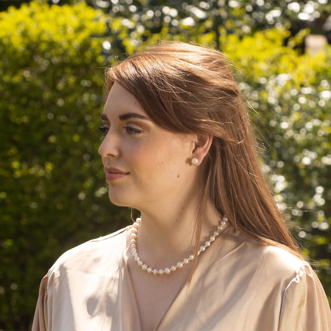 Sterling Pearl Necklace | Ivory - Image 5